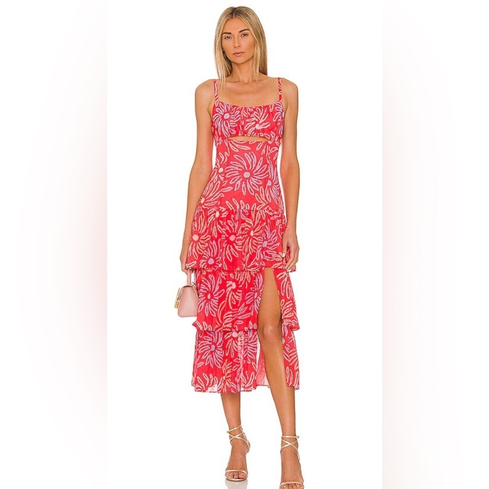 NWT LIKELY Matteo Dress in Bittersweet Multi. Size 4.
